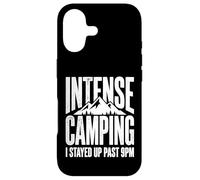 Site de Camping Intense où Je suis restée éveillée après 21 h Coque pour iPhone 17