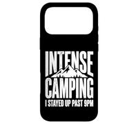 Site de Camping Intense où Je suis restée éveillée après 21 h Coque pour iPhone 17 Pro Max