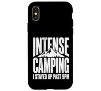 Site de Camping Intense où Je suis restée éveillée après 21 h Coque pour iPhone X/XS