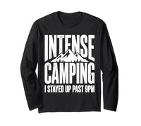 Site de Camping Intense où Je suis restée éveillée après 21 h Manche Longue