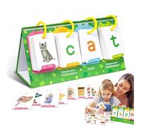 Site Words Phonics Flash Cards, Sight Word Spelling Cards, Fournitures pour l'école à la Maison avec Anneaux de Cartes pour, Tout-Petit, Filles, garçons
