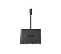 Sitecom CN-364 Adaptateur USB-C vers USB/VGA/USB-C Noir