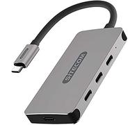 Sitecom CN-386 Hub USB-C 4 Ports | 3X USB-C + 1x USB-C Power Delivery Port, Données 10 Gbit/s et Puissance 7,5 W - Pour MacBook Pro, New MacBook, ChromeBook Pixel, Tablette Type-C