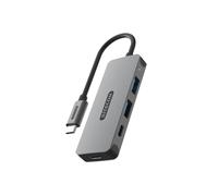 Sitecom CN-5010 hub & concentrateur USB 3.2 Gen 1 (3.1 Gen 1) Type-C 5000 Mbit/s Noir, Gris