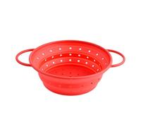 SITER SILICONE - dans la cuisine pliable souple, poignées non slip, panier de drainage polyvalent, design léger facile propre | PERSERVER ALIMENTATION POUR PÂTES SPAGHETTI FRUITS PRÉPARATION