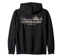 Sites et Monuments de Copenhague Denmark Travel Sweat à Capuche