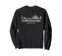 Sites et Monuments de Copenhague Denmark Travel Sweatshirt