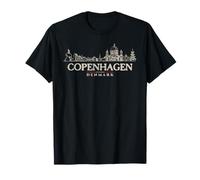 Sites et Monuments de Copenhague Denmark Travel T-Shirt
