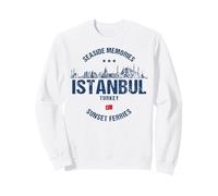 Sites et Monuments d'Istanbul Drapeau de la Turquie Sweatshirt