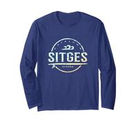 Sitges España - Retro Sitges Espagne Vintage Surf Manche Longue