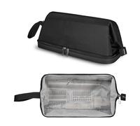 SITHON Sac de Rangement Compatible avec sèche-Cheveux Dyson Supersonic | pour Dyson Airwrap Styler, Dyson Corrale, Sac de voyage résistant à l'eau avec large ouverture, (Noir)