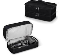 SITHON Sac de Rangement pour Dyson Supersonic, Dyson Airwrap Styler, Dyson Corrale, Sac de Voyage Double Couche Portable Résistant à l'eau (Sac Uniquement) (Noir)