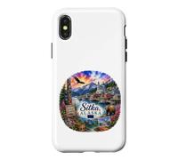 Sitka Alaska, AK, USA Viillage, Pacific Passage, Pêche Coque pour iPhone X/XS