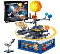 Sitodier Jouet de Construction Rotatif pour Le système Solaire, 758pcs Exploration de l'espace Jeu de Construction pour garçons de Plus de 6 Ans, Jouet éducatif pour Les Enfants de 8 à 13 Ans