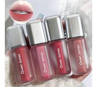 Sitovely 4PCS Gloss à lèvres mat Coffret de rouges à lèvres liquides velours qui ne ternissent pas, Glaçage à lèvres waterproof Gloss à lèvres nude Maquillage des lèvres mignon pour filles