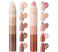 Sitovely Crayon à paupières mat chatoyant, 10 couleurs, métallisé, à paillettes, imperméable, crème mate pour les yeux, eye-liner brillant, crayon à paupières nacré pailleté