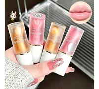 Sitovely Lot de 4 gloss à lèvres fruités, transparents, hydratants, à l'huile fruitée, hydratants, brillants et nourrissants, pour femmes et filles