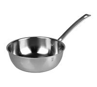 Sitram 712037 Sauteuse Horeca R forme conique diam. 24 cm, 3.1 liters, Acier Inoxydable