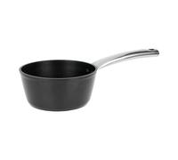 Sitram 713158 Casserole ART DE LA CUISSON en Aluminium Forgé Ø 16 cm H 7,5 cm - tous feux dont induction - Manche ergonomique Inox Riveté - Revêtement noir anti-adhérent sans PFOA