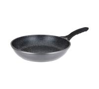 Sitram 714213 Poêle Fonte d'aluminium Intérieur effet Pierre Ø24 cm H5 cm - Revêtement anti-adhésif Whitford Xylan 2 couches sans PFOA, Manche thermorésistant soft touch - Tous feux dont induction