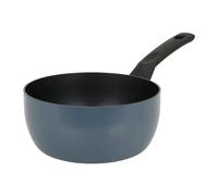 Sitram 715453 Casserole Aluminium pressé recyclé RAVIVE Ø 16 cm H 7.5 cm - Revêtement intérieur Whitford Xylan 2 couches sans PFOA - Coloris Bleu - Tous feux dont induction