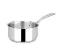 Sitram 715473, Casserole Collection Hélène Darroze Acier inoxydable Qualité Pro Ø 16 cm - avec 2 becs verseurs - Intérieur satiné avec litrage - tous feux dont induction