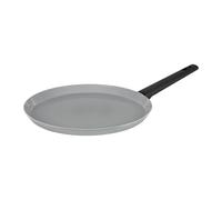 Sitram 716956 Poêle à Crêpes Aluminium SILICE Ø 28cm - Revêtement Antiadhésif Sain en Céramique garanti sans PFAS - Crêpière Coloris Gris - Manche thermorésistant - Tous feux dont induction