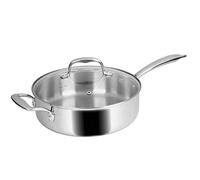 Sitram - Sauteuse En Inox Avec Couvercle 24 Cm - Gris Gris