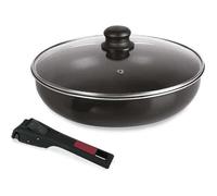 SITRAM Sauteuse Agile - Aluminium anti-adhésif - Ø 28 cm - Noir - Tous feux dont induction