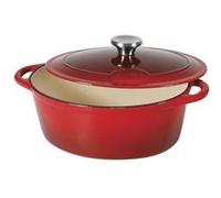 SITRAM SITRASLOW Cocotte ovale en fonte dacier emaillee - L36 cm - 9L G