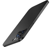 Sitthyw Coque pour iPhone 12/12 Pro Mince Ultra Fine Housse de Protection Mate Anti-Rayure Anti-Choc PC Dur Case Cover Slim Bumper Hardcase 6.1" - Noir