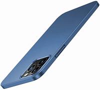 Sitthyw Coque pour iPhone 12 Mince Ultra Fine iPhone 12 Pro Housse de Protection Mate Anti-Rayure Anti-Choc PC Dur Case Cover Slim iPhone 12 Bumper Hardcase 6.1" - Bleu Foncé