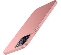 Sitthyw Coque pour iPhone 12 Mince Ultra Fine iPhone 12 Pro Housse et Protection Mate Anti-Rayure Anti-Choc PC Dur Case Cover Slim iPhone 12 Bumper Hardcase 6.1" - Or Rose