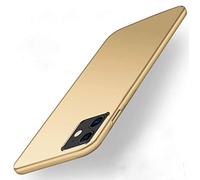 Sitthyw Coque pour iPhone 12 Pro Max, Ultra Mince Étui Housse Mate PC Dure Cover Antichoc Protection Coque Anti-Scratch Fine Slim Case Bumper Hardcase Iphone 12 Pro Max, 6.7 Pouces - d'or