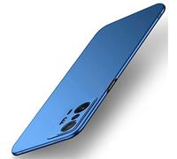 Sitthyw Coque pour Xiaomi Mi 11T Ultra Mince Matte PC Housse Protection de la caméra Anti-Rayures Finition Mate Cover Légère en Fine Rigide Case Anti-Chocs Hardcase Xiaomi 11T/ Mi 11T Pro, Bleu foncé