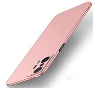 Sitthyw Coque pour Xiaomi Mi 11T Ultra Mince Matte PC Housse Protection de la caméra Anti-Rayures Finition Mate Cover Légère en Fine Rigide Case Anti-Chocs Hardcase Xiaomi 11T/ Mi 11T Pro, Or Rose