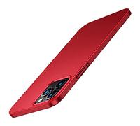 Sitthyw iPhone 15 Coque Ultra Fine Housse Rigide PC Etui de Protection Touché Doux Fine et légère Bumper Cover Anti-Empreinte Ultra Slim Hardcase pour iPhone 15, Rouge