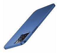 Sitthyw iPhone 15 Pro Coque Ultra Fine Housse Rigide PC Etui de Protection Touché Doux Fine et légère Bumper Cover Anti-Empreinte Ultra Slim Hardcase pour iPhone 15 Pro, Bleu foncé
