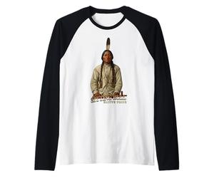 Sitting Bull Indiens du Chef amérindien Lakota Sioux Manche Raglan