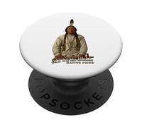 Sitting Bull Indiens du Chef amérindien Lakota Sioux PopSockets PopGrip Adhésif