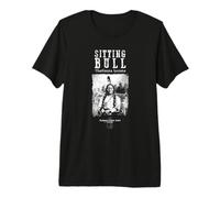 Sitting Bull USA-Sitting-Bull-Lacotachie-Su-Trib-Native American-Indian-History T-Shirt Haut de Gamme
