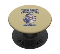 Situation Actuelle Panique légère Grenouille Haute Tension PopSockets PopGrip Adhésif