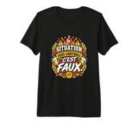 Situation sous Contrôle C'est Faux EVG Équipe du Marié T-Shirt Haut de Gamme