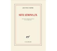 Situations - Janvier 1970 - Juillet 1975 - Jean-Paul Sartre - Gallimard - Livre