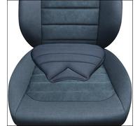 Sitwell Coussin Cunéiforme Voiture Biseauté Ergonomique avec Fixation Universelle, Convient à Presque Tous les Sièges, Tissu, Dimensions 41,5 x 27,5 x 1-5 cm