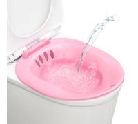 Sitz Bath Bidet portatif Siège de toilette Bidet portatif pour fixation de toilette Convient aux toilettes pour les plaies post-partum, les hémorroïdes, les soins périnéaux Style 1...