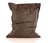 LAZY BAG Original Indoor & Outdoor Beanbag XL Pouf géant de 250 litres Coussin de siège Junior Fauteuil pour Enfants & Adultes 160x120 (Marron)