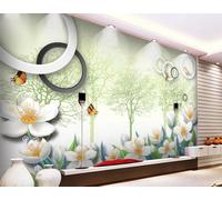 siuayosdj Fond décran 3D Affiche de musique peinte à la main Café Graffiti créatif Fond décran 3D Fond décran, 3D, 200x140cm