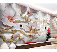 siuayosdj Fonds décran photo muraux 3D pour salon, bâtiment du palais, toile de fond, papier peint, 3D, 400x280cm