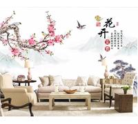 siuayosdj Fonds d'écran photo personnalisés 3D Fond d'écran de fleurs, 3D, 200x140cm